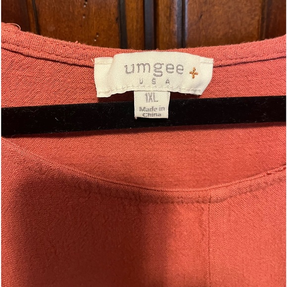 UMGEE orange top size 1XL - Picture 3 of 5